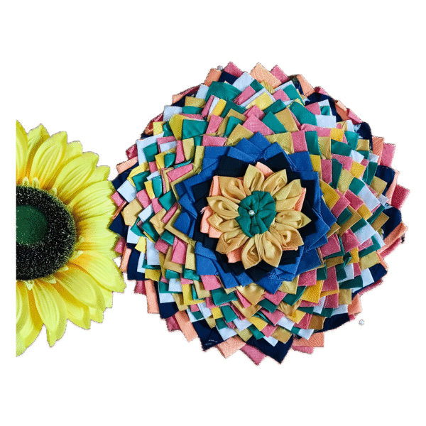 Handcrafted Fabric Pooja Carpet