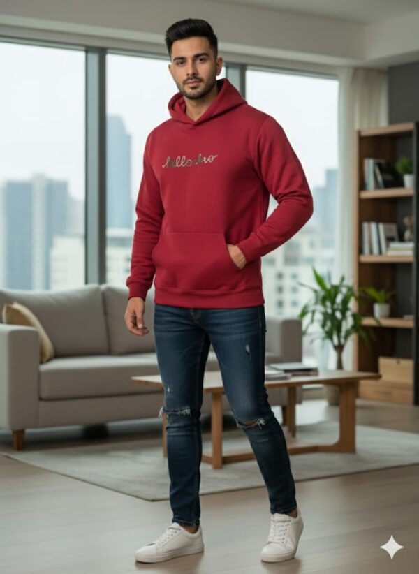 Hello Bro Casual Signature Hoodie