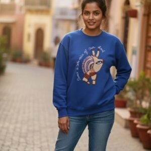 Boho Soul Art Embroidered Sweatshirt