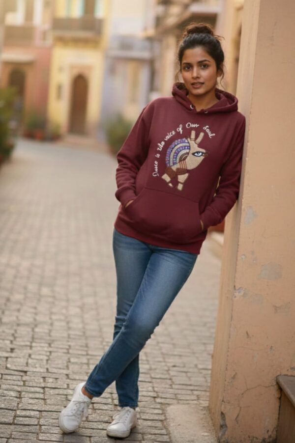 Boho Art Embroidered Soul Hoodie