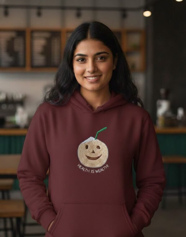 Coco Smiles – Hand Embroidered Hoodie