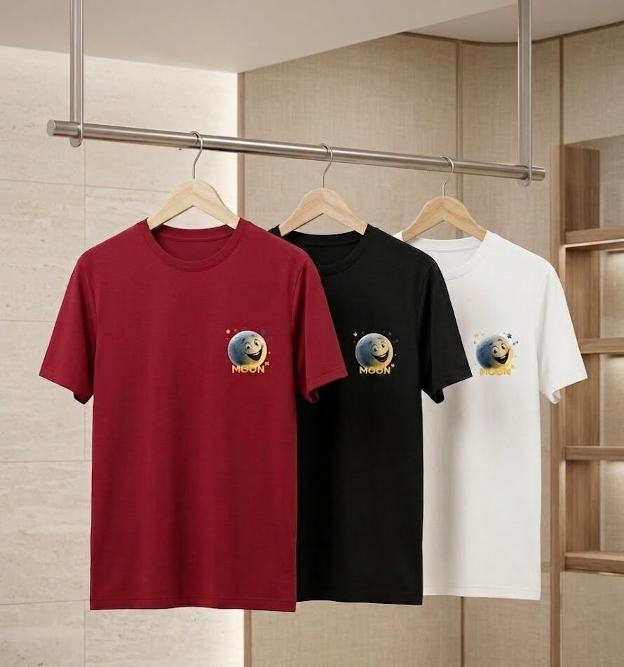 Moon Pocket Graphic Regular-fit T-Shirt