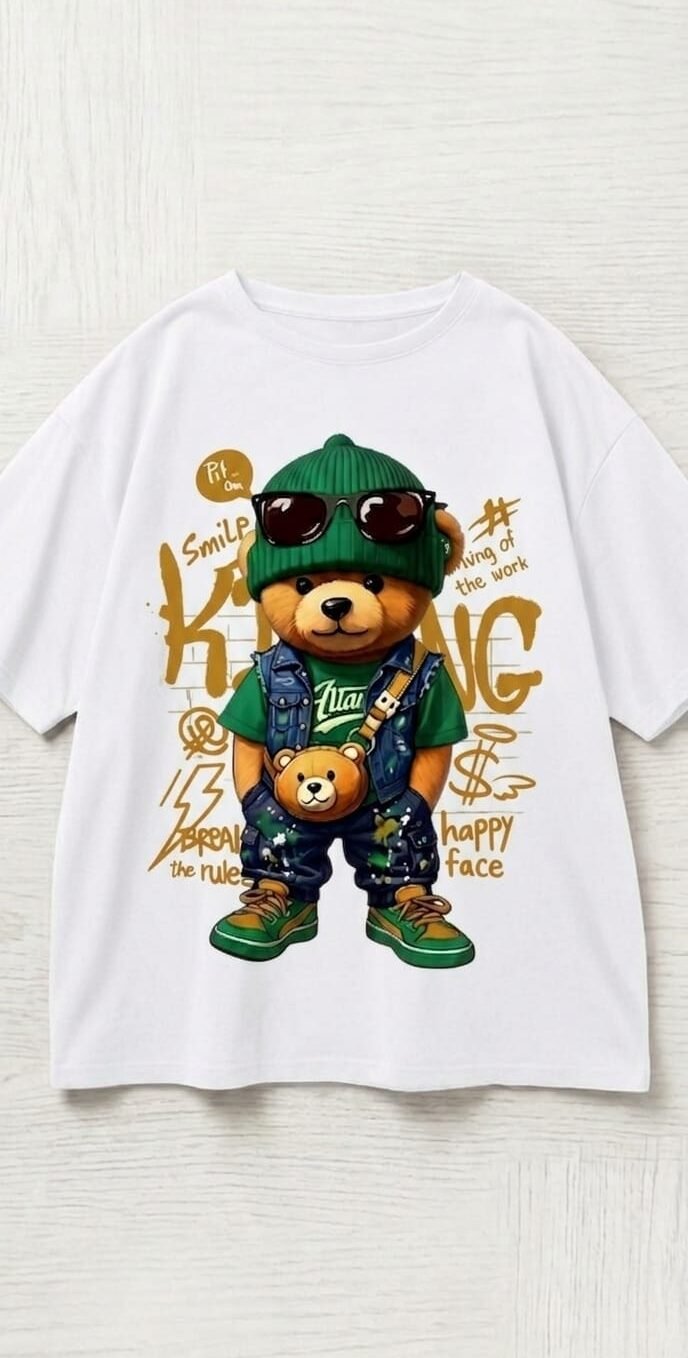 Hype Bear Streetwear Regular Fit T-Shirt