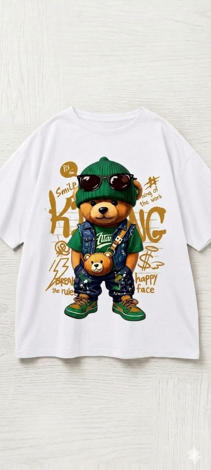 Hype Bear Streetwear Regular Fit T-Shirt