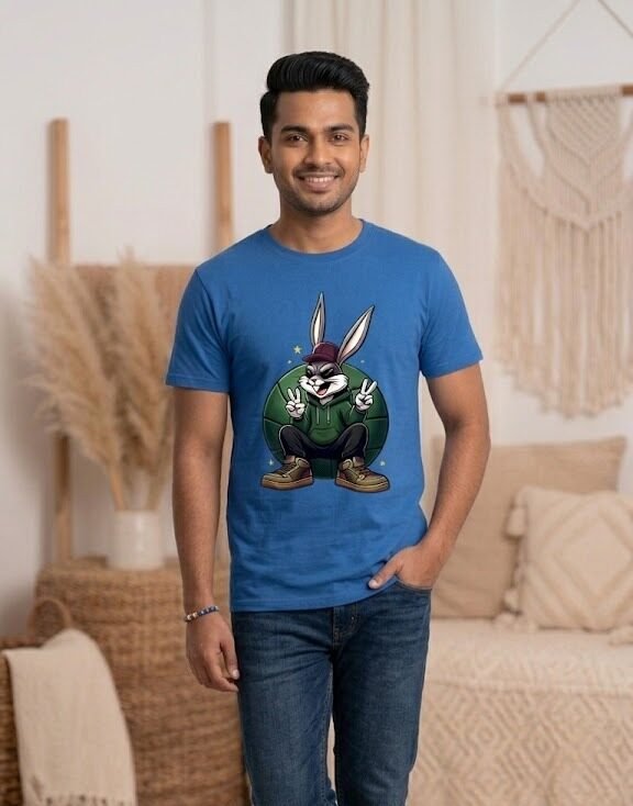 Urban Bunny Regular Fit T-Shirt