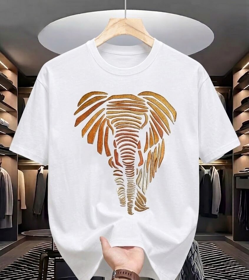 Royal Elephant Regular Fit T-Shirt