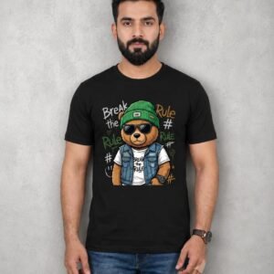 Rule Breaker Bear Regular Fit T-Shirt