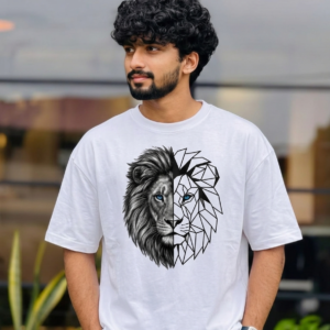 Lion Sketch Regular Fit T-Shirt