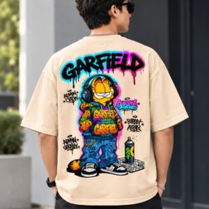 Graffiti Cartoon Oversized T-Shirt