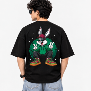 Streetwear Cartoon Graphic Oversized T-Shirt