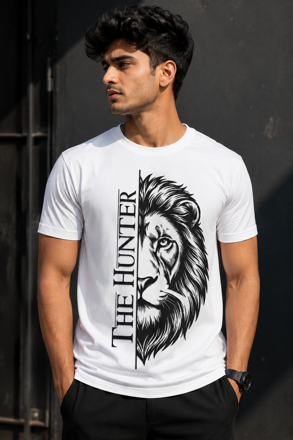 The Hunter Lion Graphic T-Shirt